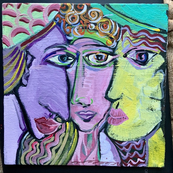 Original artwork acrylic painting gallery artwork signed - Picture 1 of 1